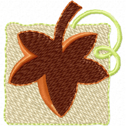 Leaves Embroidery Design 6